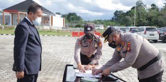 Kapolres Rohul Pimpin Sertijab 5 PJU dan Polsek