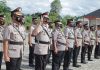 Gelar Sertijab, Berikut Data Pejabat Polres Rohul Dengan Penggantinya