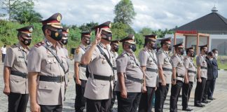 Gelar Sertijab, Berikut Data Pejabat Polres Rohul Dengan Penggantinya