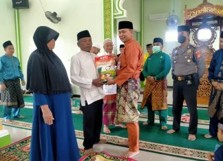 Jelang Bulan Suci Ramadhan, Wabup Rohul Resmikan Masjid Al Ikhlas