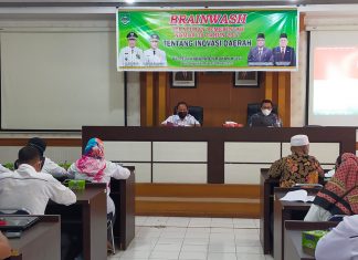 Buka Brainwash PP No 38 Tahun 2017, Kepala Bappeda Rohul Singgung Inovasi Untuk Membangkitkan Rokan Hulu Lebih Maju