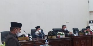 Hadiri Rapat Paripurna, Berikut Ranperda Yang Dibahas Oleh Pemkab dan DPRD Rohul