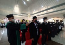 98 P3K Fungsional Guru dan Penyuluh Pertanian Pemkab Rohul Dilantik dan Diambil Sumpah