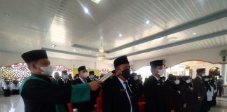 98 P3K Fungsional Guru dan Penyuluh Pertanian Pemkab Rohul Dilantik dan Diambil Sumpah