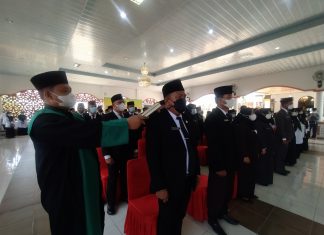 98 P3K Fungsional Guru dan Penyuluh Pertanian Pemkab Rohul Dilantik dan Diambil Sumpah