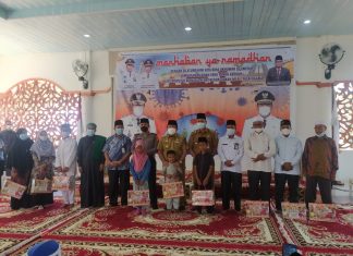 Sambut Ramadhan, Pemkab Rohul Santuni Anak Yatim