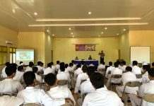 Siswa SMAN 1 Rambah Mendapat Sosialisasi Terkait Penerimaan POLRI TA 2022
