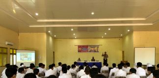 Siswa SMAN 1 Rambah Mendapat Sosialisasi Terkait Penerimaan POLRI TA 2022