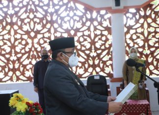 M Zaki Dilantik Sebagai Sekda Pemerintah Kabupaten Rokan Hulu