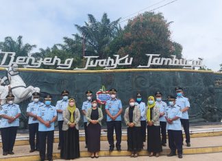 Peringati HBP ke -58, Kalapas Pasir Pengaraian dan Jajaran Sambangi Benteng 7 Lapis