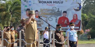 Pimpin Apel Operasi Ketupat LK 2022, Bupati Sukiman Ingatkan Untuk Tetap Jaga Prokes Selama Lebaran