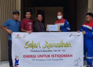 Gelar Safari Ramadhan, PHE Siak Berbagi Dengan PWI Rohul