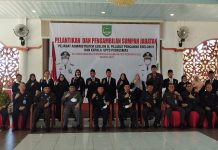 41 Pejabat Eselon III, IV dan Kepala UPTD Puskesmas Se Rohul Dilantik dan Diambil Sumpah
