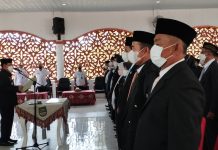 Bupati Sukiman Lantik 156 Kepala Sekolah Tingkat SMP, SD dan TK se Kabupaten Rokan Hulu
