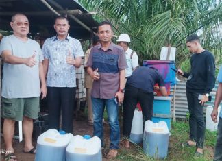 Kades Sontang, Zulfahrianto Panen Madu
