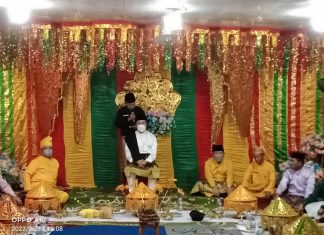 Kunker ke Rohul, Gubri Mendapat Gelar Datuk Sutan Sotio Amanah Tuah Nogoi