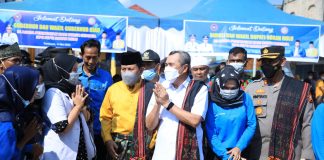 Hadiri May Day di Rohul, Gubri : Angka Pengangguran di Riau Berkurang