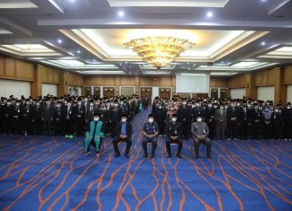 Ratusan Pejabat Pimpinan Tinggi Pratama dan Administrasi Serta Fungsional Dilantik Bupati Rohul
