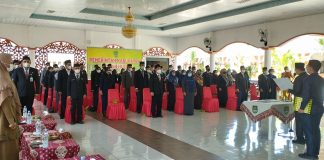 47 Pejabat Eselon III dan IV Dilingkungan Pemkab Rohul Dilantik dan Diambil Sumpah