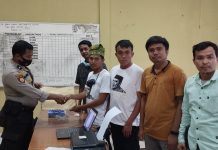 Sempat Viral Spanduk Ujaran Kebencian Terhadap Mantan Bupati Rohul, Suparman, ‘Konco Parman’ Buat Laporan ke Polres Rohul