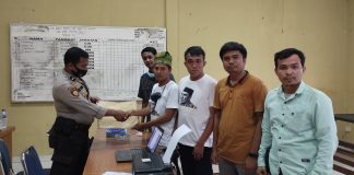 Sempat Viral Spanduk Ujaran Kebencian Terhadap Mantan Bupati Rohul, Suparman, ‘Konco Parman’ Buat Laporan ke Polres Rohul