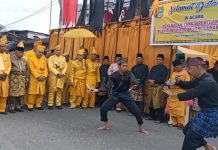 LKA Luhak Rambah Beri Gelar Adat Dipertuan Sakti dan Puak Rumah Bugonjon