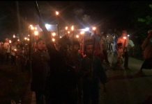 Meriahkan Hari Raya Idul Adha, PHBI Dusun Muara Musu Gelar Pawai Obor Takbir Keliling