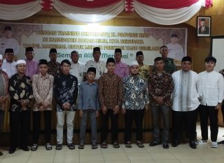 53 Qori-Qoriah Asal Rohul Ikuti Training Center Menjelang MTQ XL Provinsi Riau