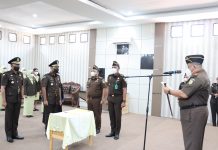 Kajari Rohul Pimpin Apel Sertijab Kasi Tindak Pidana Khusus