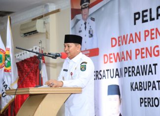 Hadiri Pelantikan PPNI Rohul, Wabup Apresiasi Kinerja Perawat