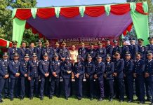 PERINGATI HARI KEMENKUMHAM RI, PETUGAS DAN WBP IKUTI UPACARA BERSAMA