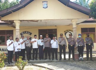 Waka Polres Rohul Gelar Kunker ke Lokasi Polsubsektor Kecamatan Kepenuhan Hulu