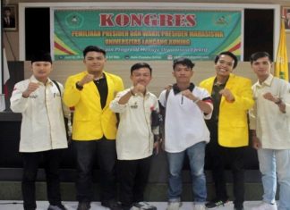 Terpilih Secara Aklamasi, Septian Frandika dan Tengku Ibnul Ikhsan Pimpin BEM UNILAK