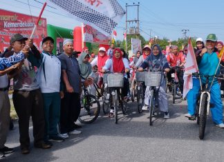 Meriahnya Car Free Day di Kecamatan Kepenuhan