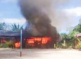 Si Jago Merah Menghangusbumikan SDN 06 Rambah
