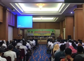 Pelaku UMKM dan Kepala Sekolah se Rohul Ikuti Sosialisasi Program KUR, Asuransi Usaha Tetnak dan Satu Rekening Satu Pelajar