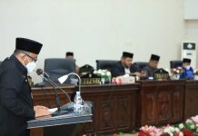 MELALUI RAPAT PARIPURNA, Sekda Rohul Sampaikan KUPA-PPAS Perubahan TA 2022