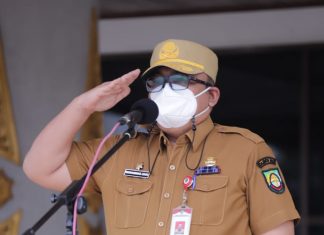 Sekda Rohul Pimpin Upacara Peringatan Hari Perhubungan Nasional
