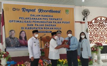 Sambangi Bupati Rohul, Kakanwil DJP Riau Koordinasikan Pelaksanaan Optimaliasi Pemungutan Pajak