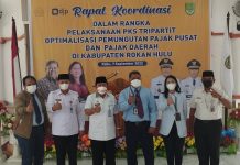 TEKAN PKS TRIPARTIT OPTIMALISASI PAJAK, Berikut Harapan Bupati Rohul