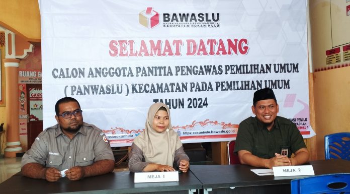 Bawaslu Rohul Buka Pendaftaran Panwascam, Berikut Persyaratannya
