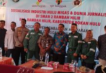 PT SPR Langgak dan PWI Rohul Gelar Sosialisasi Jurnalistik dan Hulu Migas