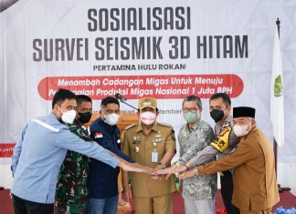 Buru Cadangan Baru Migas, SKK Migas bersama PHR WK Rokan Sosialisasikan Rencana Seismik di Rohul