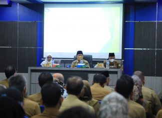 TINGKATKAN LEVEL MATURITAS SPIP, Pemkab Rohul Gelar Bimtek Bagi OPD