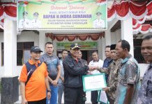 SAPA WARGA BONAI DARUSSALAM, Wabup Rohul Serahkan Bantuan