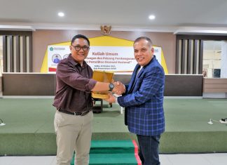 Mahasiswa Pascasarjana Unilak Terima Kuliah Umum Dari Staf Ahli Menteri PPN/Ka Bappenas, Bahas Pembangunan Riau