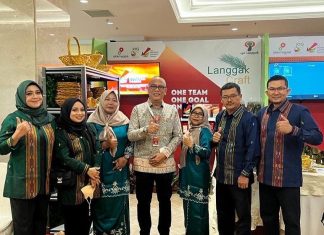 IKM Langgak Craft, UMKM Binaan PT SPR Langgak Memperoleh Penghargaan 2nd Northern Sumatera Forum 2022