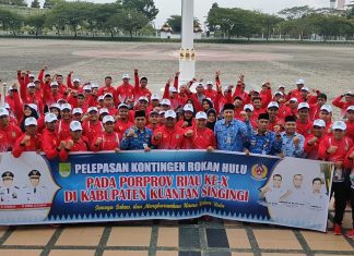189 Atlet Rohul Ikuti Porprov X Tahun 2022, Wabup Janjikan Beri Hadiah Bagi Para Juara