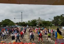 Kades Ngaso Senam Sehat Dengan Ratusan Lansia