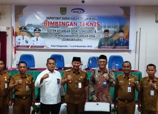 Bendahara Desa Se Kabupaten Rokan Hulu Ikuti Bimtek Siskeudes Online dan Siswaskeudes